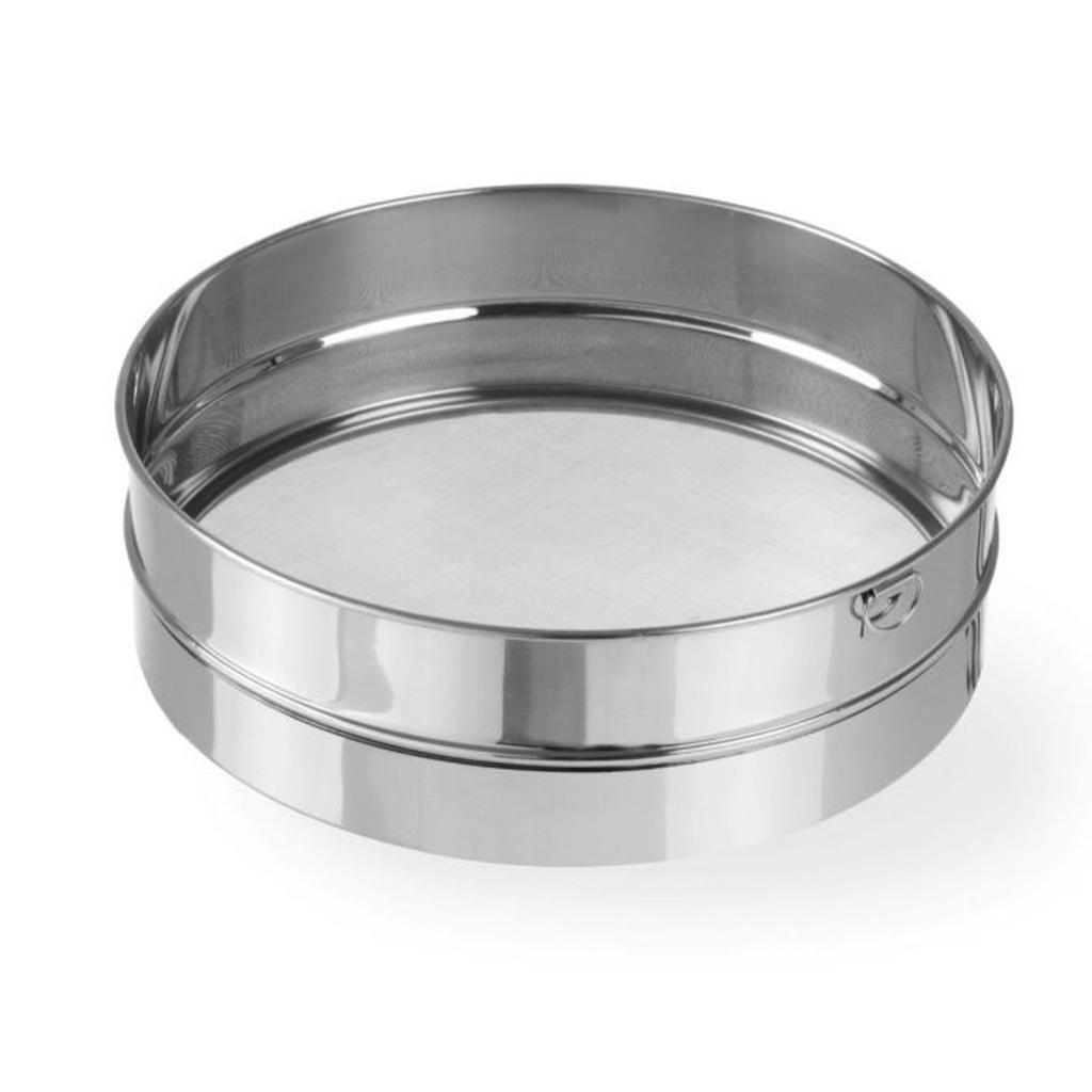 Dense bakery sieve for sifting flour, diameter 247mm, steel - Hendi 637807