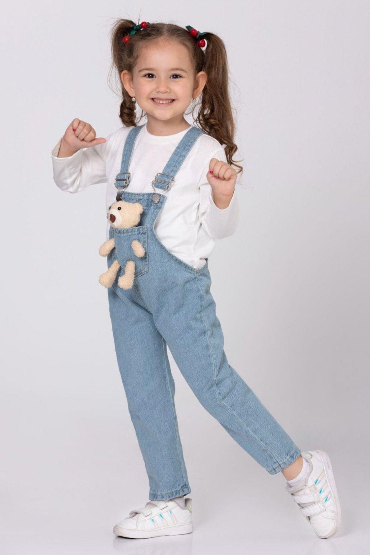 

Girl s Teddy Bear Blue Loafers