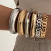 Twist Opening Bracelet Jewelry Fashion Simple Irregular Round Alloy Bracelet Women