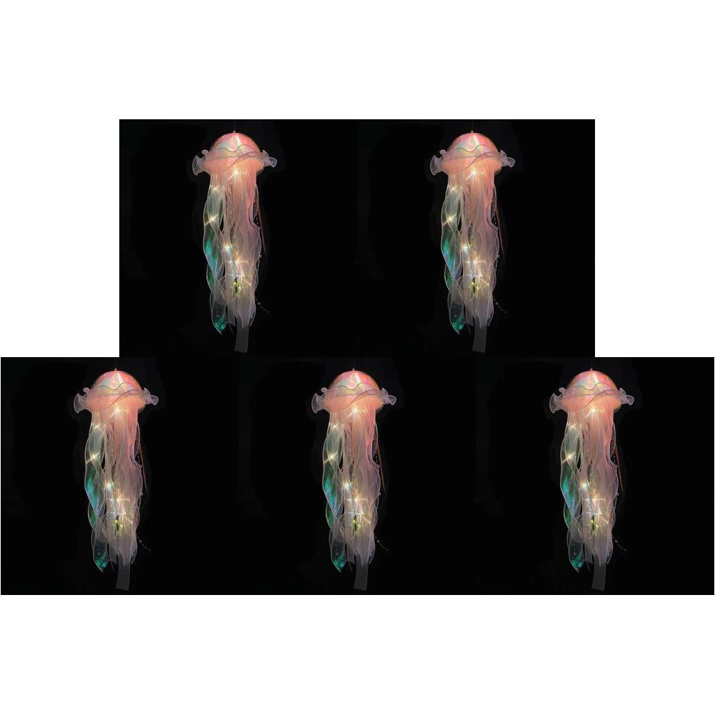 1-5 STÜCKE Quallen Nachtlicht Lampe Quallen RGB LED Lampe Schlafzimmer Quallen Atmosphärenlicht Quallen Hängende Deckenlaterne