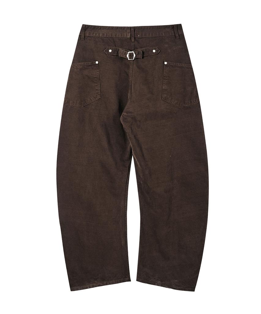 Akesi Denzel Summit Curved Cotton Pants_Brown