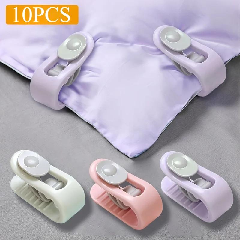 10PCS Bedroom Bed Sheet Clips Quilt Holder Non-slip Quilt Blanket Clip Curtain Blankets Quilt Cover Clip Fastener Fixer Device
