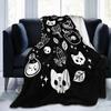 Herb Witch Black And White Nikury Blanket Flannel Sofa Throw Blanket Portable for Home Bedroom Outdoor Throws Bedspread Quilt