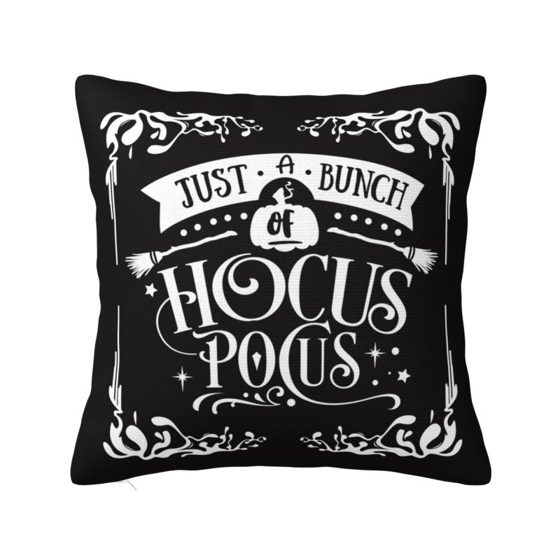 Custom Hocus Pocus Halloween Sanderson Sisters Throw Pillow Case Modern Cushion Cover Square Pillowcase