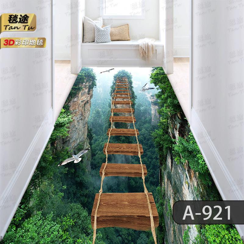 European Luxury Hall Corridor Carpet Non-slip Washable Runner Stairway Rug Outdoors Aisle The Long Corridor Mat Customizable