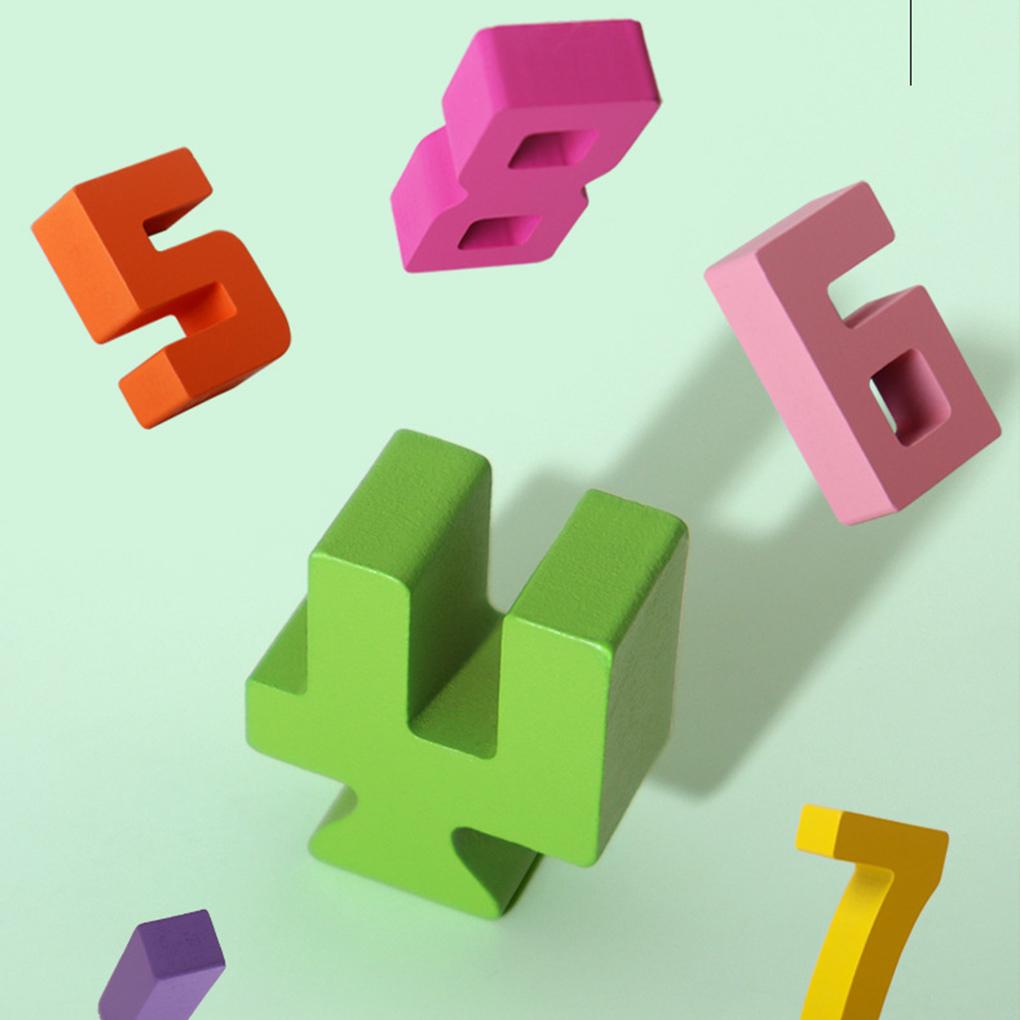 Kids Mathematical Learning Game Wooden Blocks Toy For Early Education Number Blocks Toys For Kids