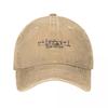 Retro The Office Charaktere TV-Serie Baseballkappe Unisex Damen Used Denim Snapback Hut Michael Scott Ganzjahreskappen Hut