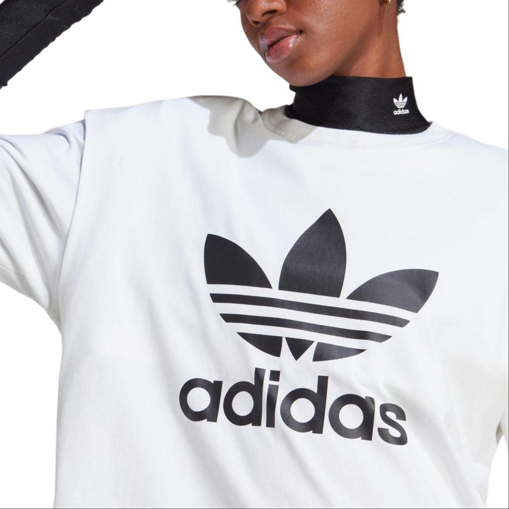 (WMNS) Adidas Always Original T-Shirt Asia Sizing 'White Black' Women's IC8806