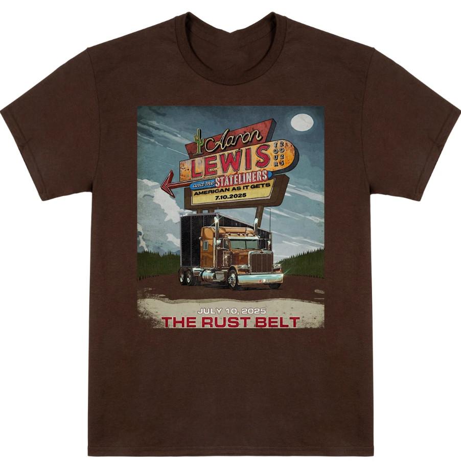 NEW Aaron Lewis Tour 2025 Gift For Fans T-shirt, Size S-4XL