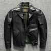 Первый слой лошадиная кожа натуральная кожа кожаная куртка мужской рабочий костюм осенне-зимняя куртка новый