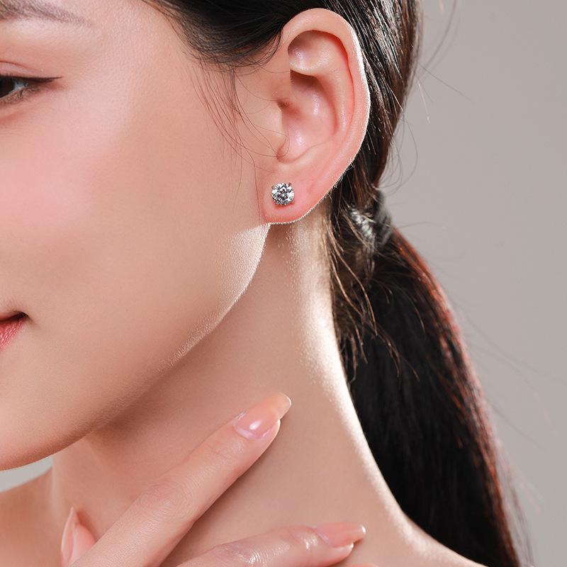 Tancise 925 Sterling Silver Zircon Earrings Drop Earrings For Women Wedding Party Gifts