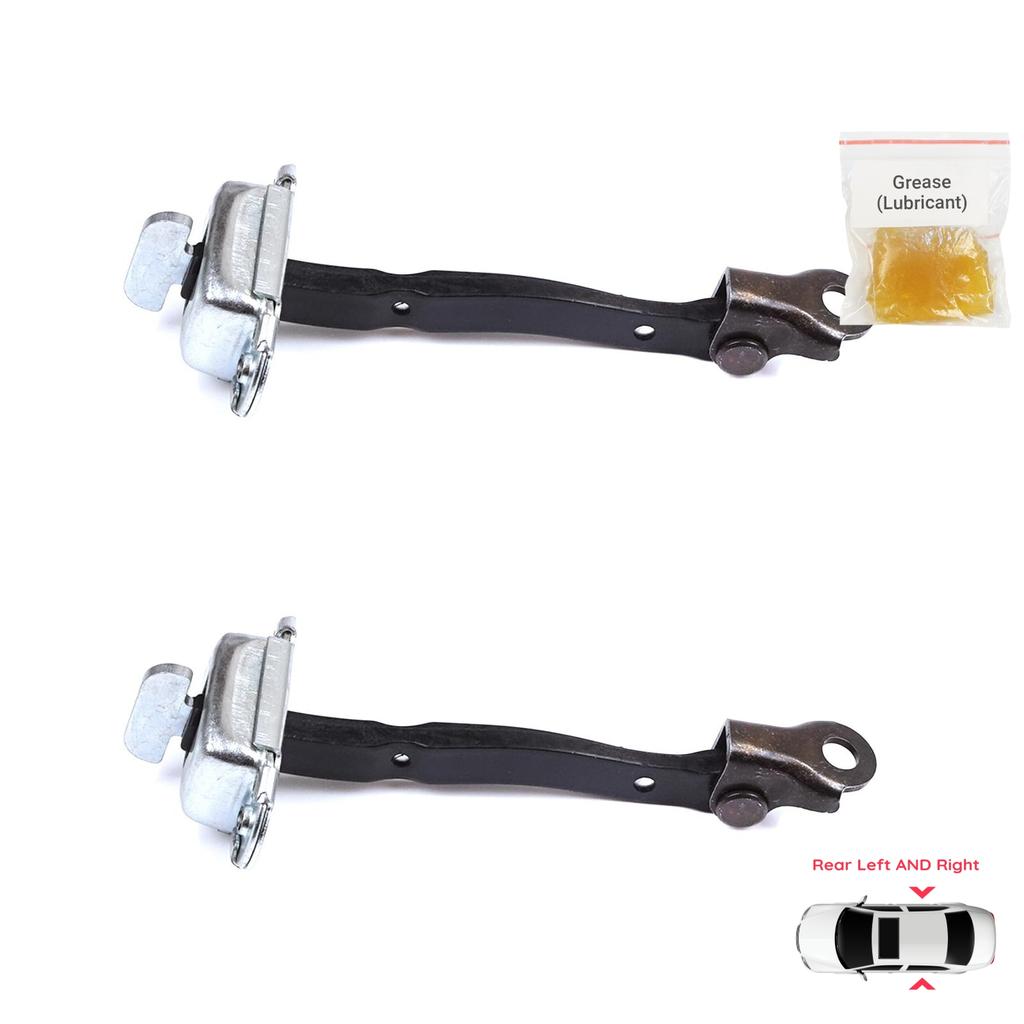 BDP1371-1 2 Pieces Rear Door Stop Check Assy Limiter Strap for Toyota Yaris Vitz MK3 P13 2015-2020 Vios P15 Verso S P12 Facelift 686300D230