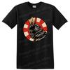 Samurai Warrior Vintage T Shirt Graphic Art W/ Red Circle Tee Design
