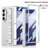 Samsung Z Fold7 Wristband Case: Full-Coverage, Invisible Stand, Drop Protection, Side Bag & Hinge Protection