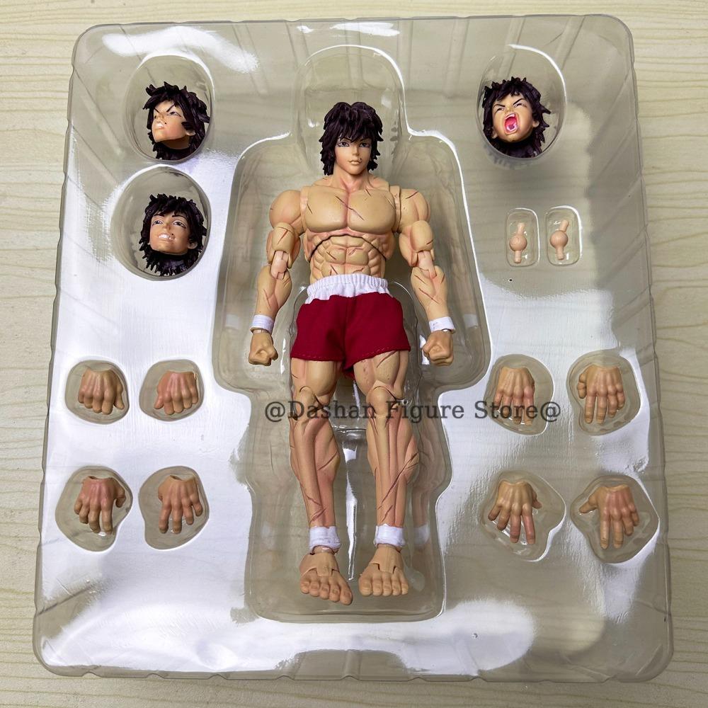 ST Baki Hanma Action Figure Katsumi Son Of THE Ogre Figures Yujiro Yamazaki's Oni Back Figurine Model Toys Ko Collection Doll