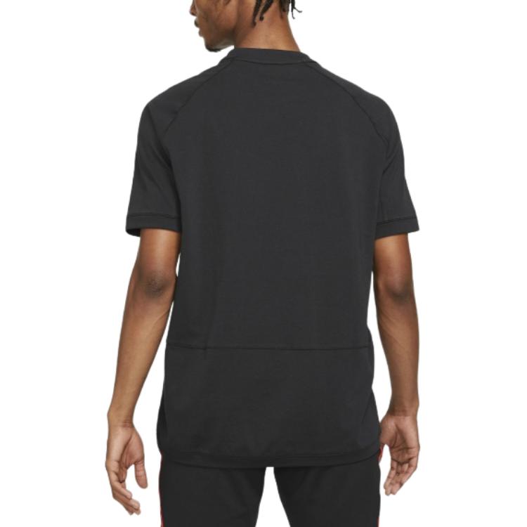 Nike Color Block Logo Sports Football Jersey F.C. Home Men Jerseys Black DA5580-010