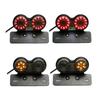 LED License Plate Brake Tail Turn Signal Dual Light For Motorcycle Bobber Cafe