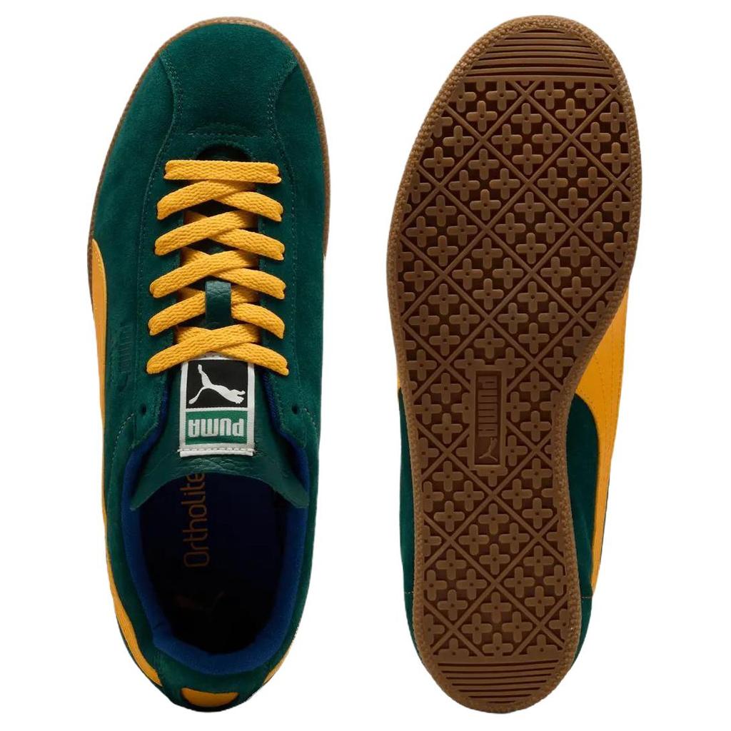 Puma Brasil Classic Comfortable Low-Top Sneakers Unisex Sneakers Green 403246-01
