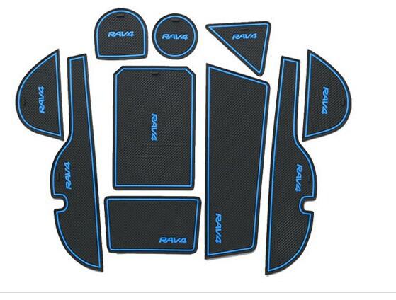 

car sticker For TOYOTA RAV 4 2014 RAV 4 car interior accessories car cup non-slip mat styling rubber
