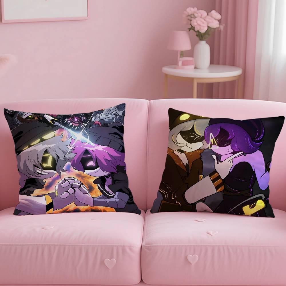 ANIME m-Murder d-Drones Kissenbezug Komfort Sofa Bett Seidig elegant Verdeckter Reißverschluss Benutzerdefinierte Dekorative Kissenhülle