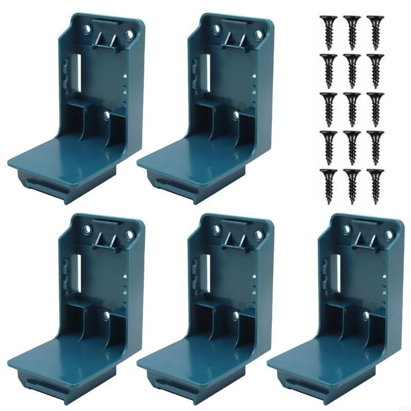 

H7EE Pack of 5 Battery Base Bracket for Power Tool Various Model with Screws Included синій