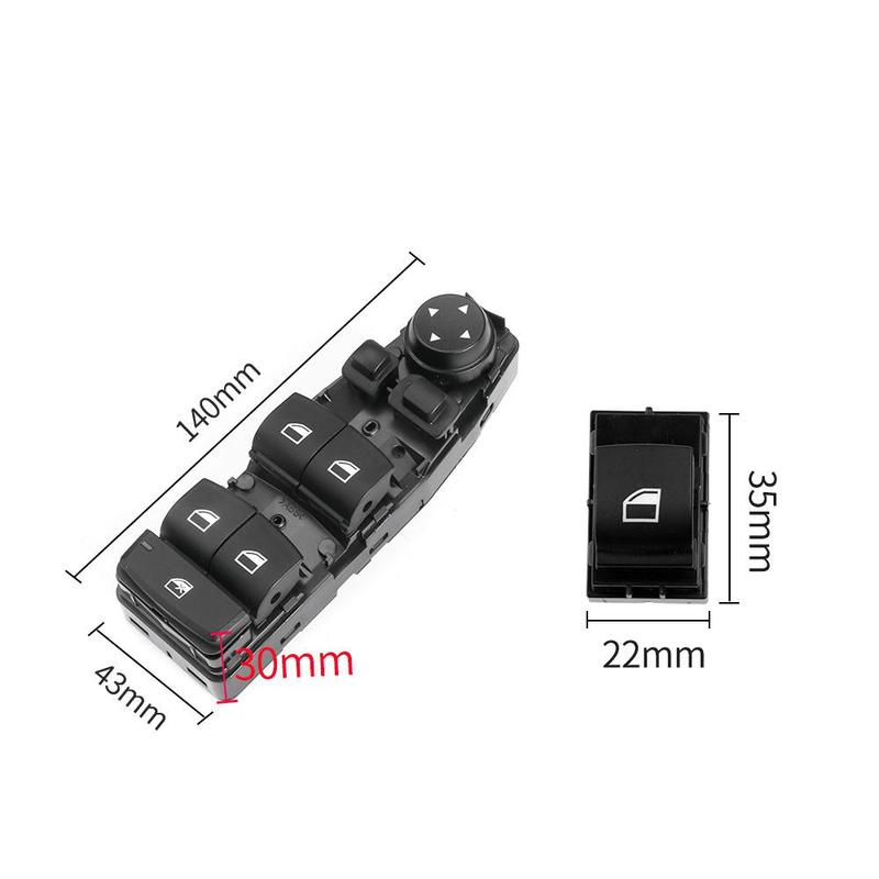 For BMW Electrical Lifter Master Window Mirror Switch Control Window Button For F10 F11 F02 F06 F07 F25 F26 5 6 7 Series X3 X4