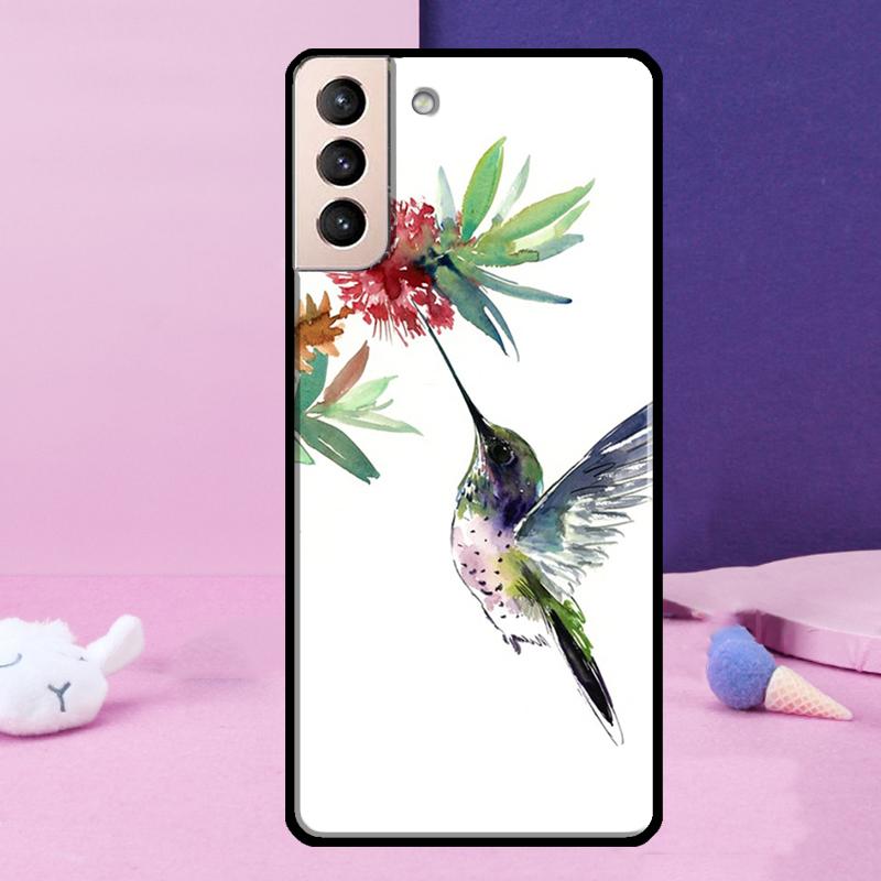 Hummingbird Phone Case For Samsung Galaxy S25 Ultra S24 Ultra S9 S10 S20 S21 S22 Plus S23 S24 FE Cover