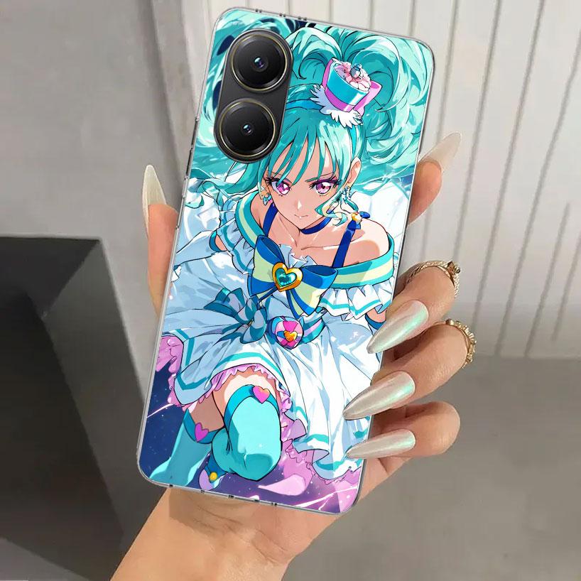Pretty Cure Anime Phone Case for Xiaomi Poco X5 X6 X7 Pro F7 Ultra M7 Redmi 15 15C 13 13C 12 12C 10 10A 10C 9 9A 9C 9T Shell Poc