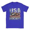 Jack Hughes USA Gold Medal Hockey T Shirts Unisex Cotton Funny TShirt Crew Neck Tee Shirt Short Sleeve Clothing Plus Size