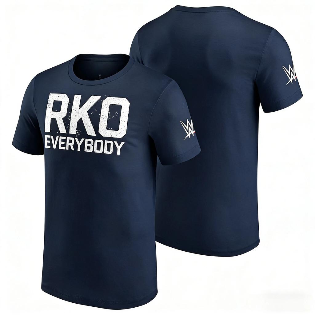 Kate Wein 100%cotton men's shirt oversized Rey Mysterio graphics shirt summer New Women's Y2k hot sale O-neck retro Tshirt