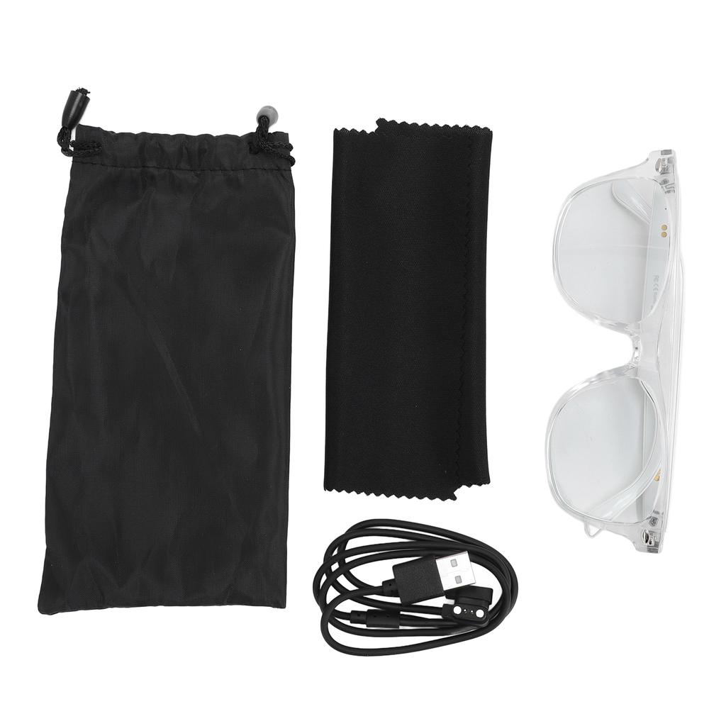 Smart Translation Glasses with Microphone Speaker Anti Blue Light AI Languages Real Time