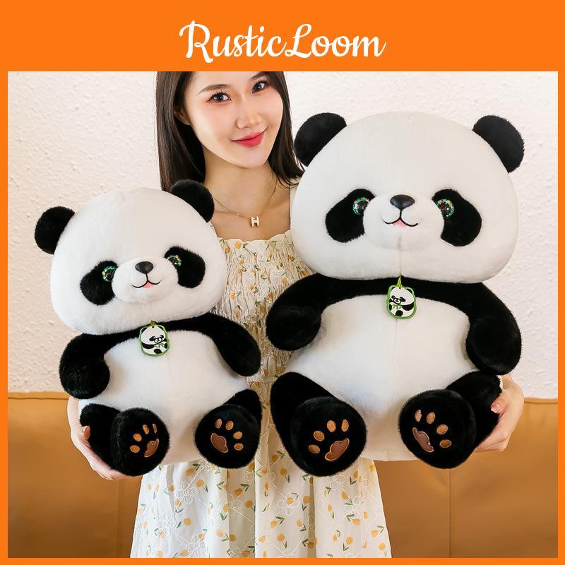 Panda Fun Plush Toy Cute Cartoon Zoo Souvenir Girl Kids Playful Keepsake Gift