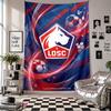 LOSC Lille FC Nástěnná tapiserie Domácí dekorace Závěsná látka na stěnu pro ložnici Obývací pokoj Pozadí