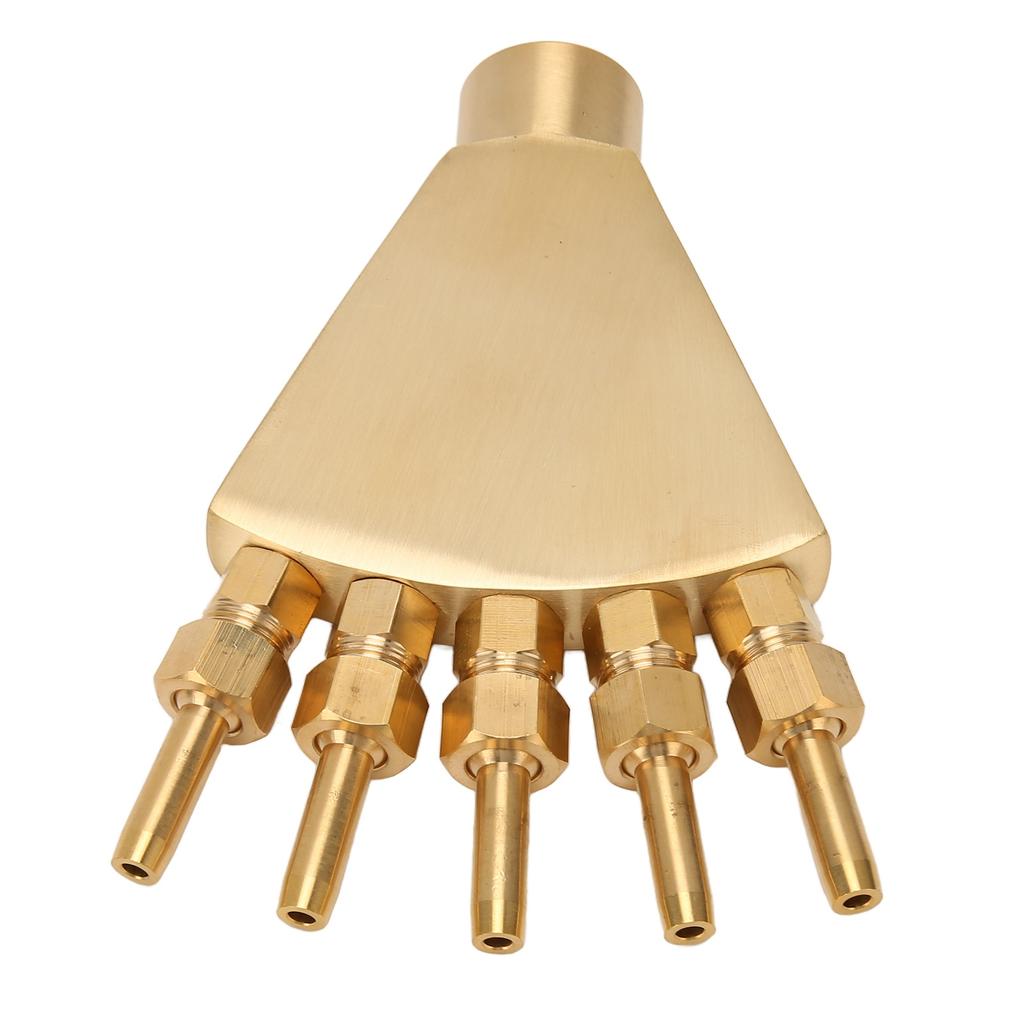 Adjustable Phoenix Tail Scattering Fountain Nozzle All Copper Phoenix Tail Fountain Nozzle