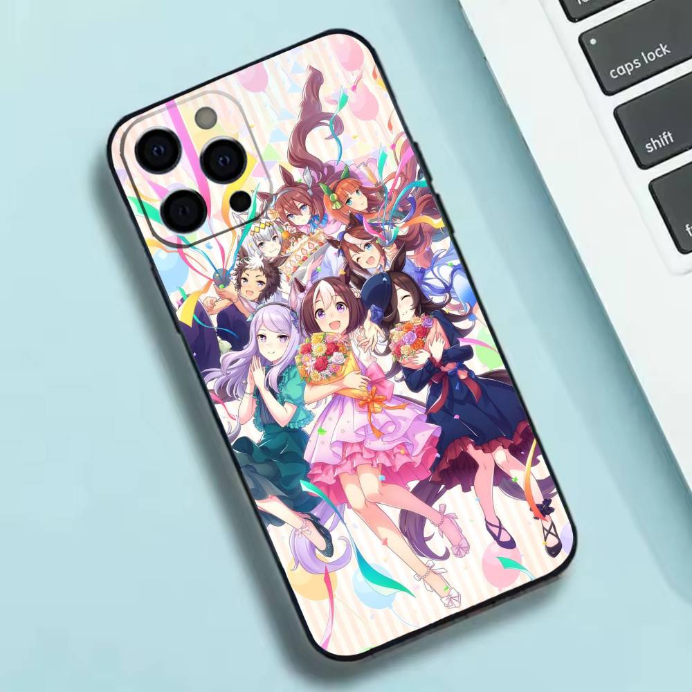 

Pretty Derby Uma M-Musume Phone Case Silicone Soft For IPhone 17 16 15 14 13 12 11 X XR Plus Pro Max Plus iPhone13PROMAX