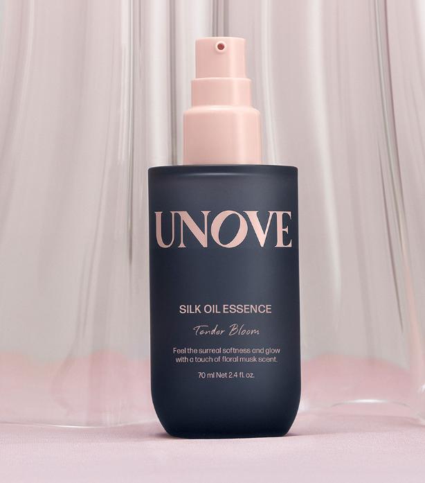 Unove Silk Oil Hair Essence 70ml – Tender Bloom / Warm Petal
