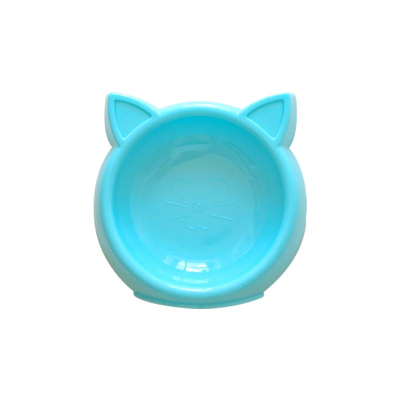 Haustiernapf Hundenapf Katzenohr Einzelnapf Reisnapf Umkippsicher Hundenapf Katzenfutter-Napf Zubehör für kleine Hunde und Katzen