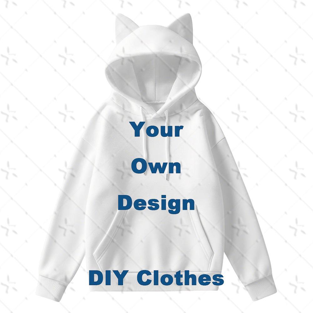 DZ Style Dämonenjägerin Mädchen Tigerohren Hoodie - Niedliches Anime Wukong Panda Frosch Design