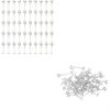 Durable 50x Tile Leveling Steel Needles Replacement T-Pins for Ceramic Install