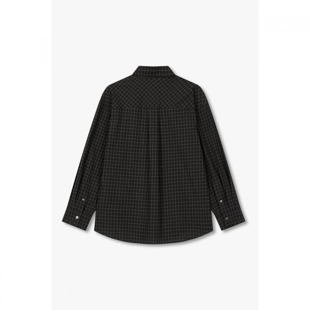 Studio Tomboy Button Check Long Sleeve Shirt 9106321105
