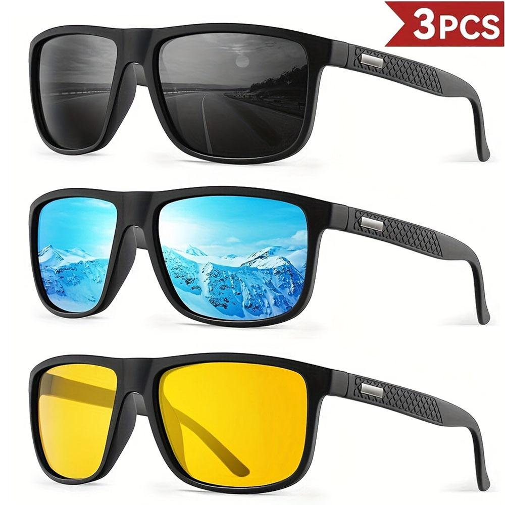 Fantasy Cool Classic Square Polarized Sunglasses Men Women Driving Fishing Luxury Brand Designer Glasses Driver's Eyewear UV400