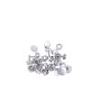 30/32Pcs Silver Metal Snap Fastener Screws Nails Set For Tent Boat Yacht Marine Canvas Cover Craft Bags Wallet Fasteners Parts