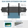 Car Sun Visor Extender, Polarized Anti Glare Sun Blocker Visor Extension Attachment HD Vision Day Night Safe Driving Auto SUV