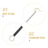 Telescoping Birdcage Hanging Pole Stainless Steel Birdcage Mounting Stick  Home