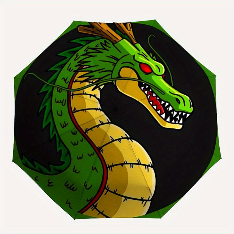 

1pc Dragon Umbrella - 8-Rib Automatic Open/Close, Fashionable Compact Umbrella for Outdoor Adventures yy250813186