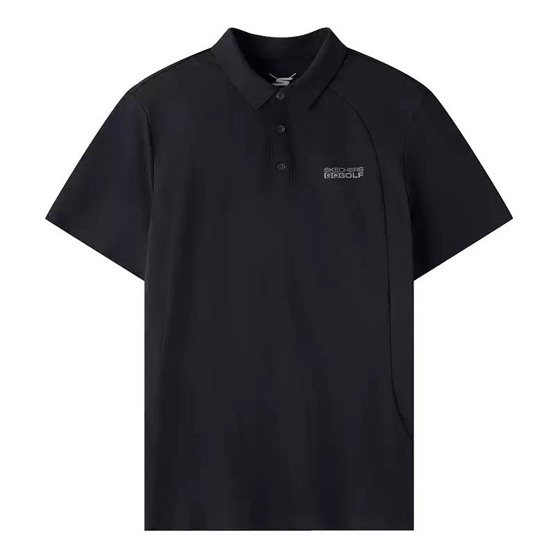 Skechers Breathable Knitted Short Sleeve Polo Shirt Men tops P226M202-03K8 S