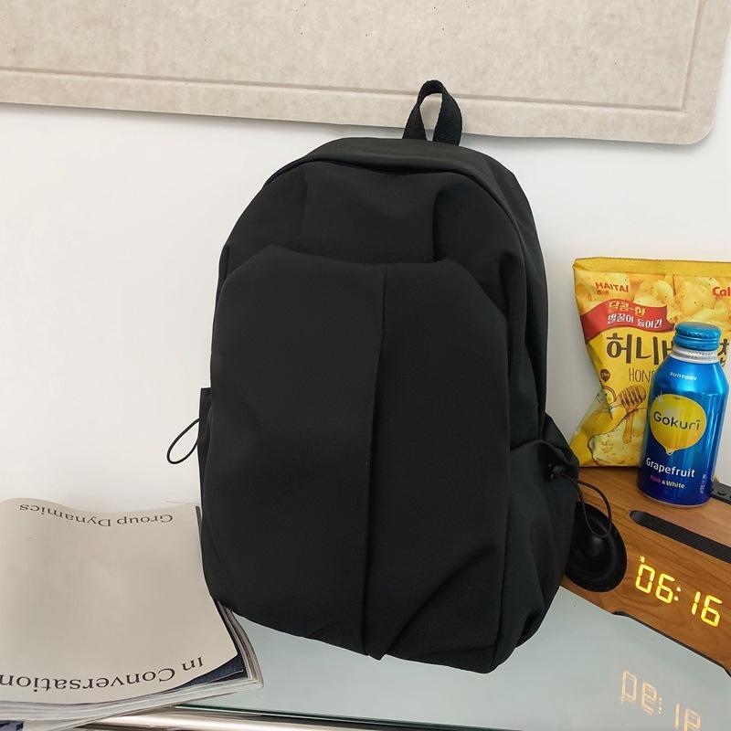 

Школьный рюкзак мужской для студентов колледжа, крутой, простой, большой вместимости. Крутой, простой, универсальный рюкзак для учеников средней и старшей школы. .