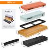 Knife Sharpening Stone Premium Quality Knife Sharpener Set Sharpening Stones Bamboo Whetstone and Sharpening Stone Set with Surface Adjuster Ideal for