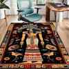 Ancient Egyptian Hieroglyphics Office Rug Chair Mat, Entryway Carpet, Suitable for Front Door, Bedroom, Living Room, Desk, Holiday Gift
