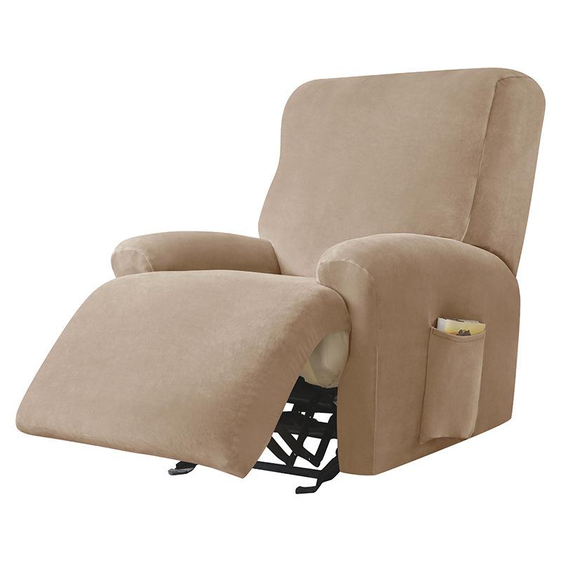 Fashion Luxury Polar Fleece Recliner Sofa Cover Elastic All Inclusive Relax Armchair Sofa Cover Furniture Cover For Living Room
